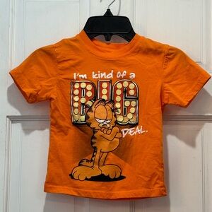Orange Garfield T-Shirt Size 4T